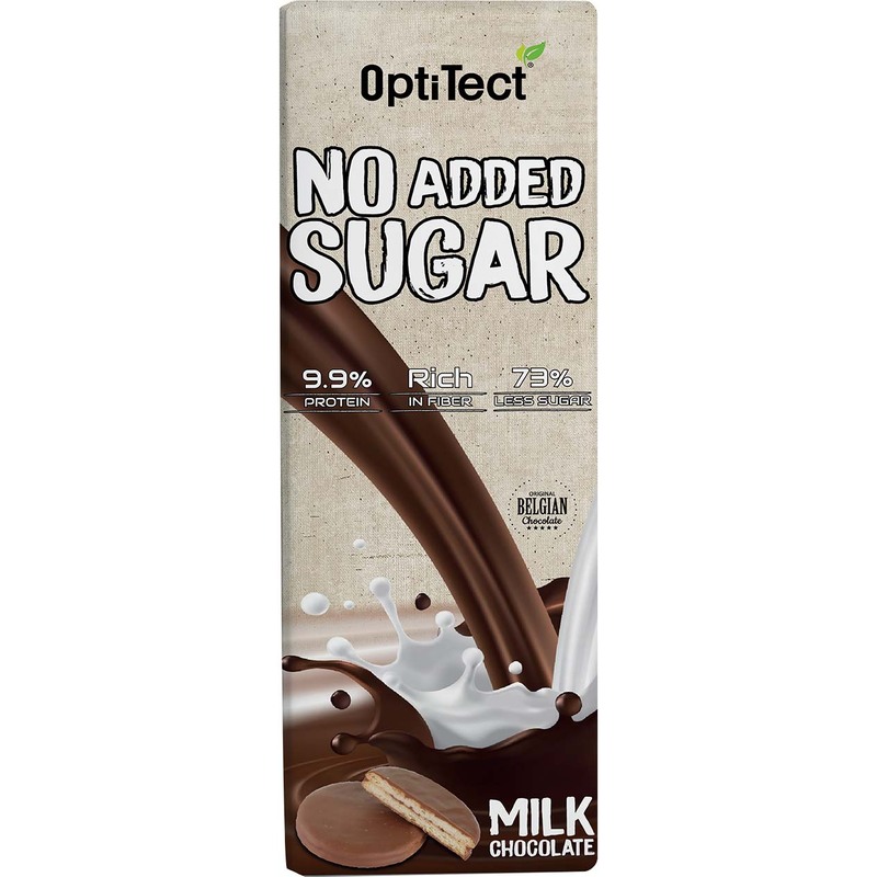 Optitect Milk Chocolate No Added Sugar Cookies, 1 Bar