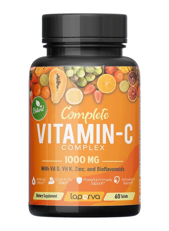 Laperva Complete Vitamin C Complex Dietary Supplement, 1000mg, 60 Tablets