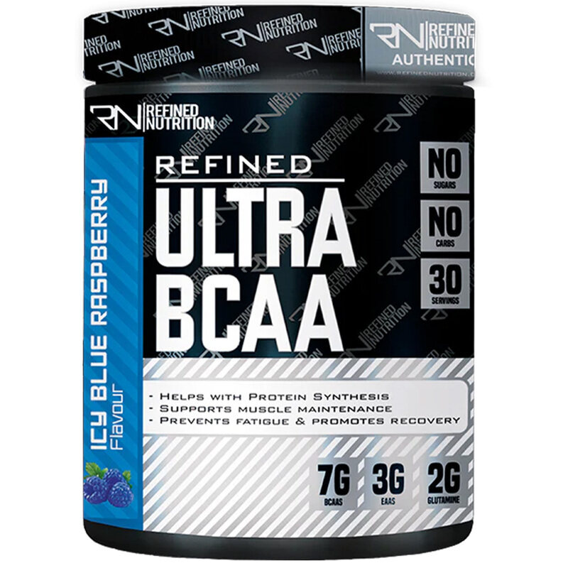 

Refined Nutrition Refined Ultra BCAA, Blue Raspberry Ice, 450 GM