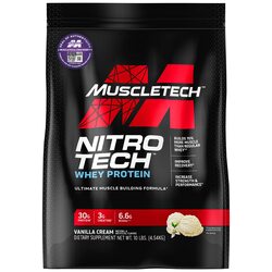 Muscletech Nitro Tech Whey Protein Powder, 4.54Kg, Vanilla