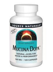 Source Naturals Mucuna Dopa Dietary Supplement, 100mg, 120 Vegetarian Capsules