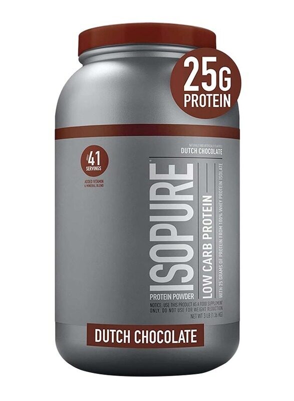 

Nature's Best Isopure Low Carb Protein Powder, 1.36Kg, Dutch Chocolate