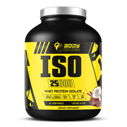 Body Builder Iso 25000, Chocolate Coconut, 4 LB