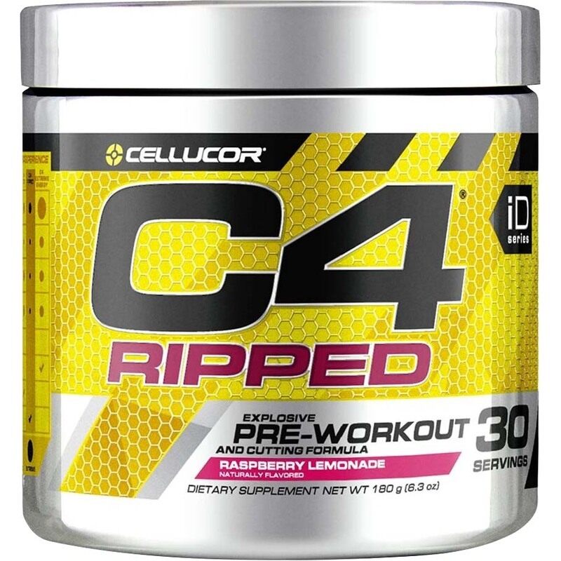 

Cellucor C4 Ripped Pre-Workout Protein Protein, 180gm, Raspberry Lemonade