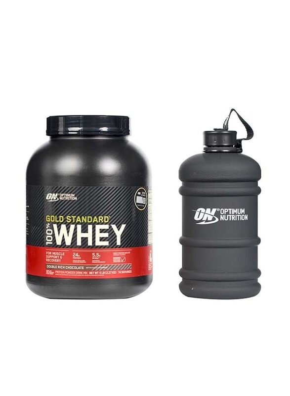 

Optimum Nutrition Gold Standard 100% Whey Protein, 5 Lbs, Double Rich Chocolate