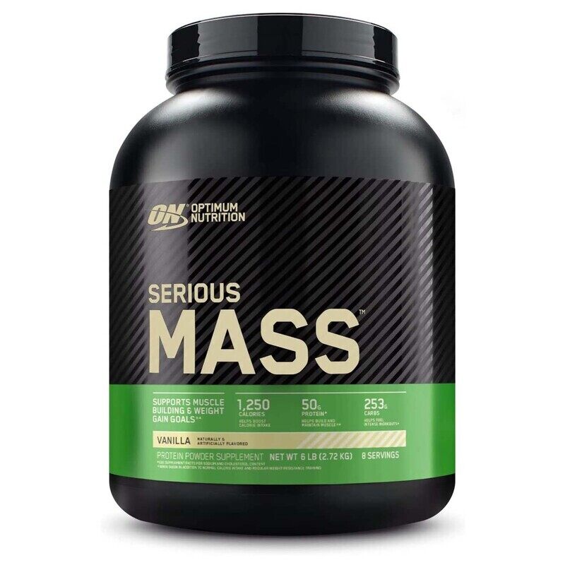 

Optimum Nutrition Serious Mass, Vanilla, 6 LB