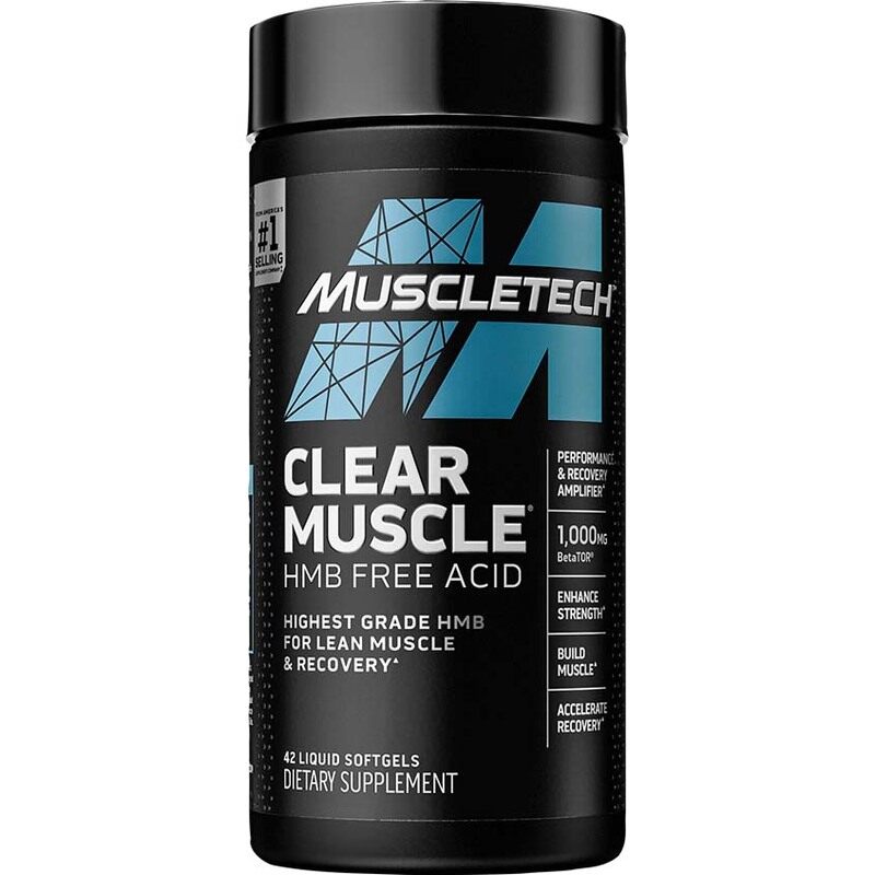 

Muscletech Clear Muscle Hmb Free Acid Dietary Supplement, 42 Softgels