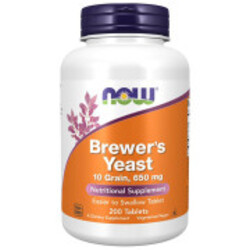Now Brewers Yeast, 200 Tablets, 650 mg