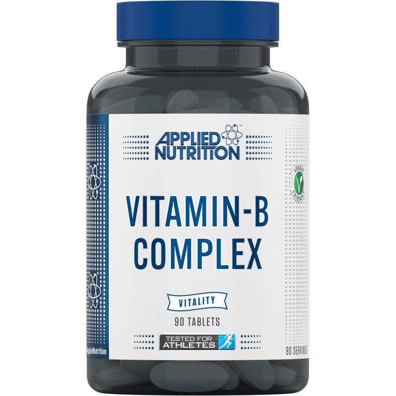 

Applied Nutrition 90 Servings Vitamin B Complex, 90 Tablets, Regular