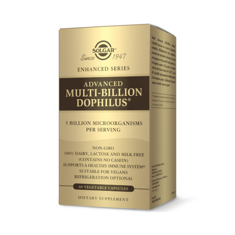

Solgar Advanced Multi-billion Dophilus, 60 Vegetable Capsules