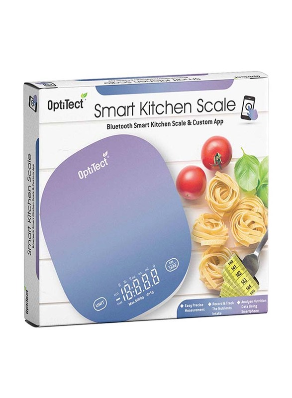 Optitect Smart Kitchen Scale, Purple
