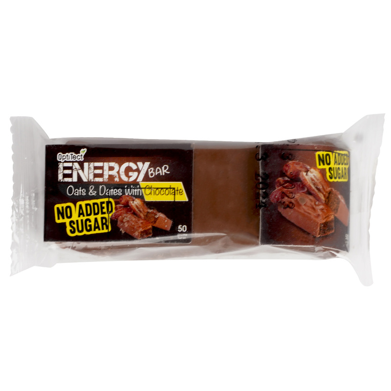 Optitect Energy Bar, Oats & Dates With Chocolate, 1 Bar