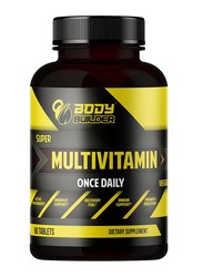 Body Builder Super Multivitamin Dietary Supplement, 60 Tablets, Regular