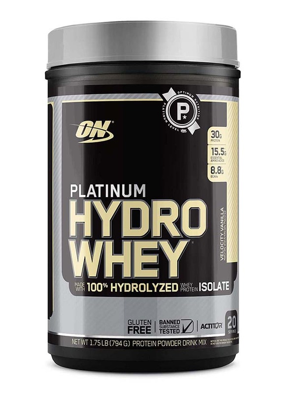 Optimum Nutrition Platinum Hydro Whey, 1.75 Lbs, Velocity Vanilla