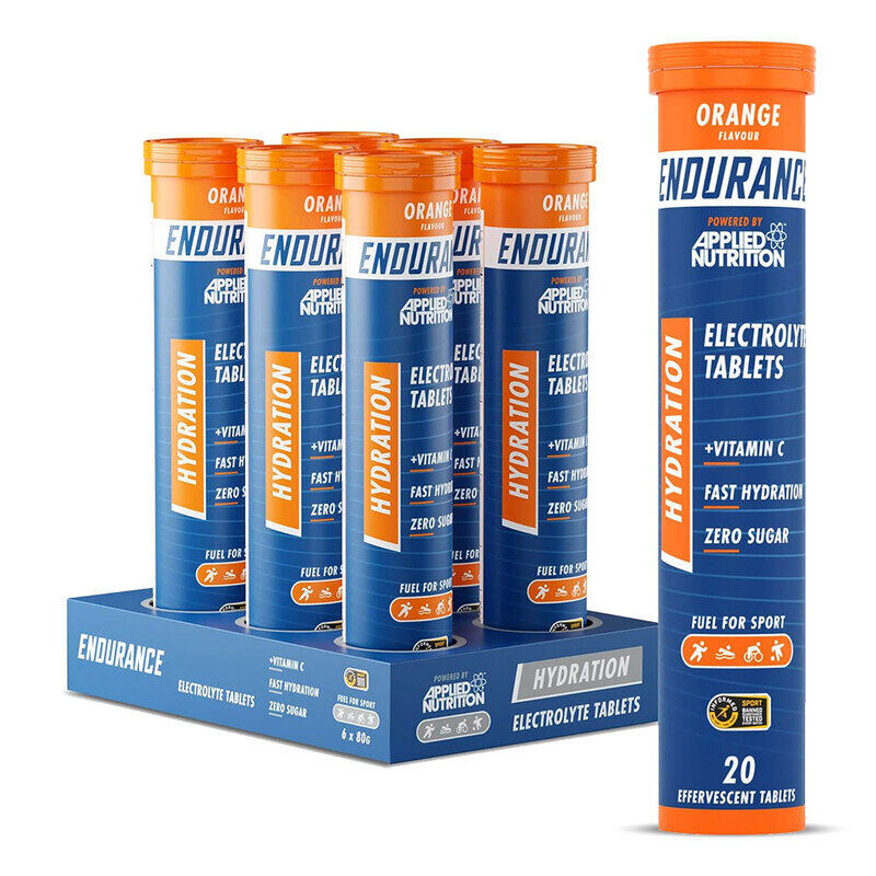 

Applied Nutrition Endurance Hydration Electrolyte, Orange, 20 Tablets