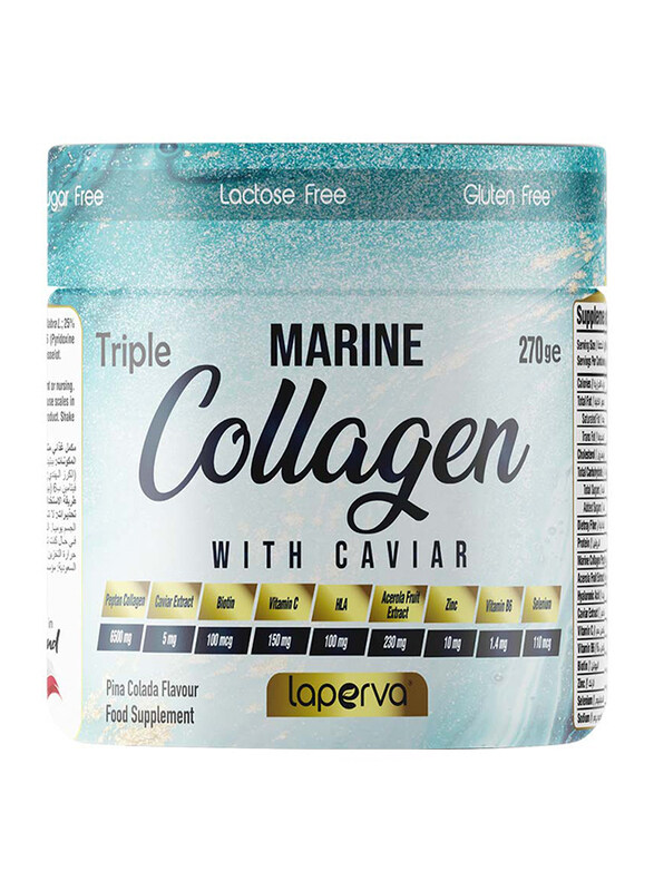 

Laperva Triple Marine Collagen Powder, 270gm, Pina Colada