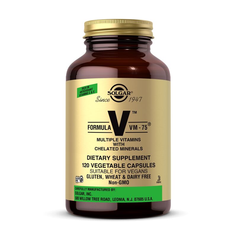 Solgar Formula Vm-75, 120 Vegetable Capsules