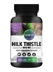 Laperva Milk Thistle Dietary Supplement, 900mg, 60 Tablets