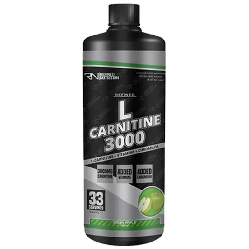 

Refined Nutrition L-Carnitine, Green Apple, 3000 mg