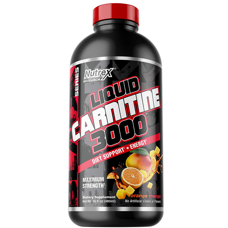 

Nutrex Research Liquid Carnitine, Orange Mango, 3000 mg