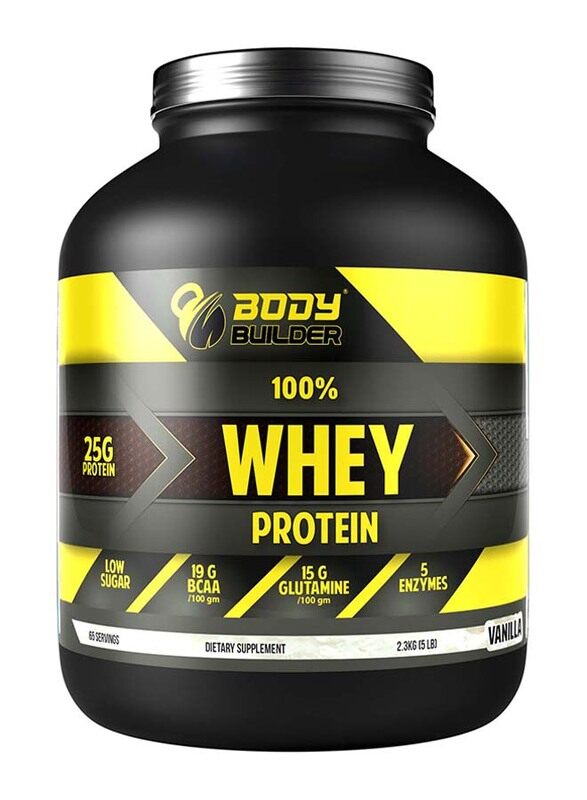 

Body Builder 100% Whey Protein, 2.3Kg, Vanilla