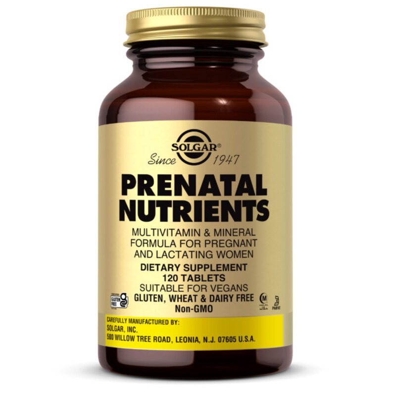 

Solgar Prenatal Nutrients, 120 Tablets