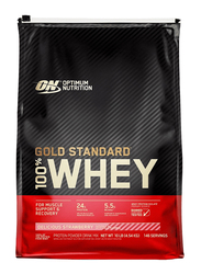 Optimum Nutrition Gold Standard 100% Whey Protein Powder, 4.54Kg, Delicious Strawberry