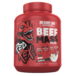 Big Ramy Labs Red Rex Beef Mass Plus, Vanilla, 6 LB