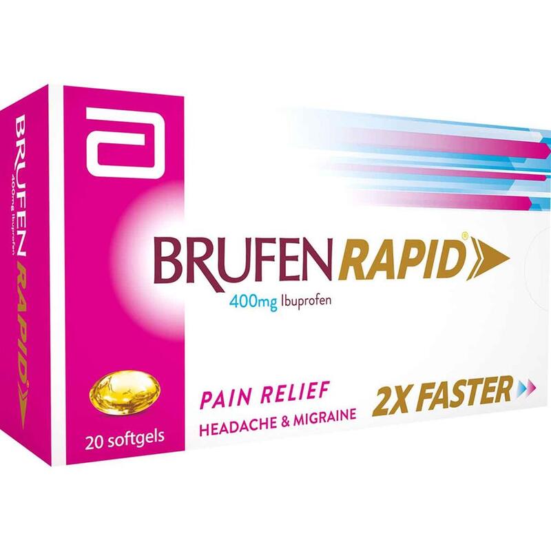 Brufen Rapid, 200 Softgels, 400 mg