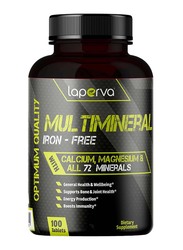 Laperva Multimineral Iron Free Dietary Supplement, 100 Tablets