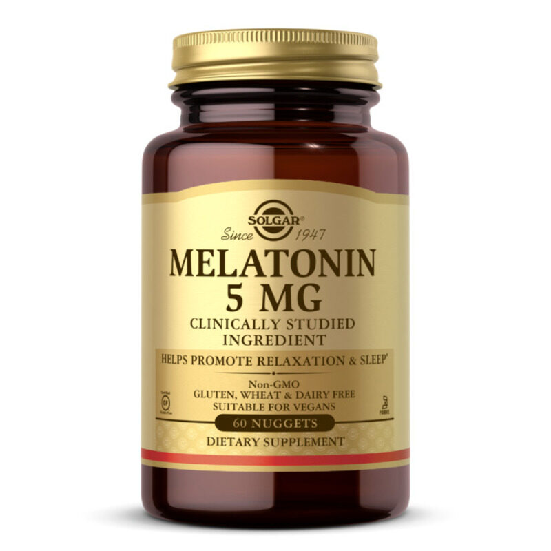 

Solgar Melatonin Nuggets, 5 mg, 60 Nuggets