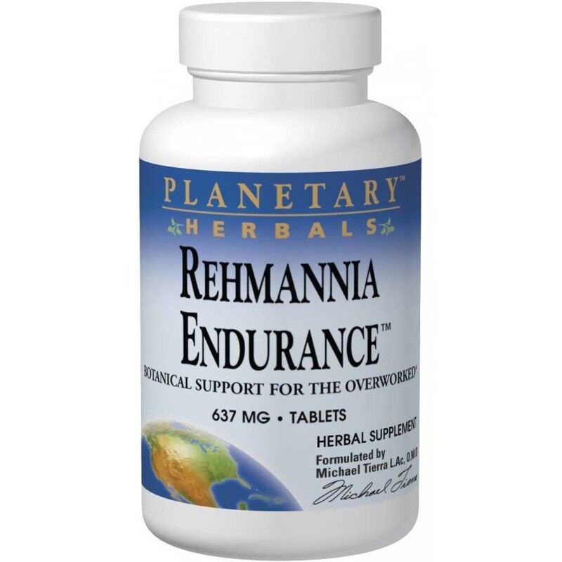 

Planetary Herbals Rehmannia Endurance, 637 mg, 75 Tablets