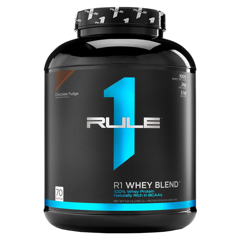 

Rule 1 Rule1 R1 Whey Blend, 5 Lbs, Chocolate Fudge