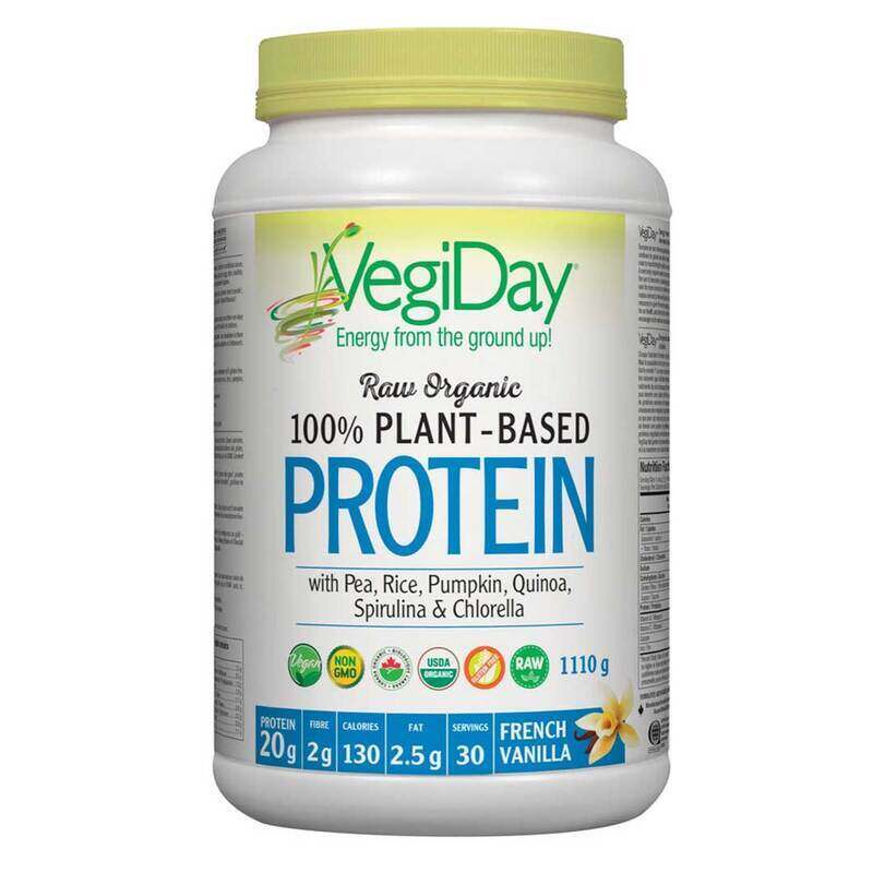 

Vegi Day VegiDay Raw Organic Plant-Based Protein, French Vanilla, 30