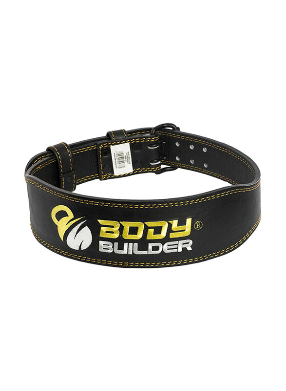 

Body Builder Leather Belt, Medium, Black