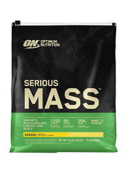 Optimum Nutrition Serious Mass Protein Powder, 5.44Kg, Banana