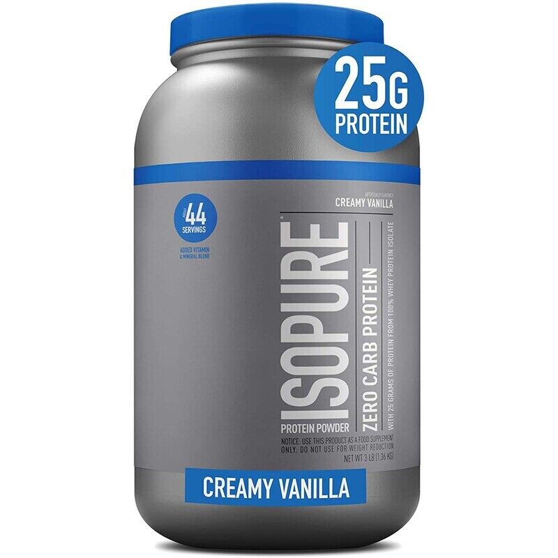 

Nature's Best Isopure Zero Carb Protein, Creamy Vanilla, 3 LB