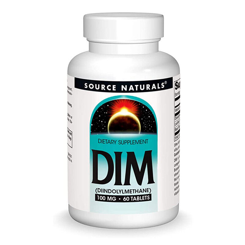 

Source Naturals DIM , 100 mg, 60 Tablets