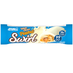 Applied Nutrition Swirl Duo Bar, White Choco Peanut, 1 Bar