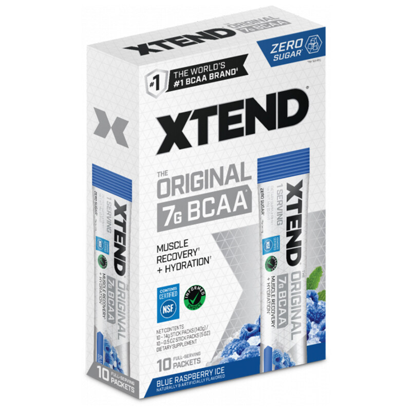 

Xtend Original BCAA, 10 Piece, Blue Raspberry Ice