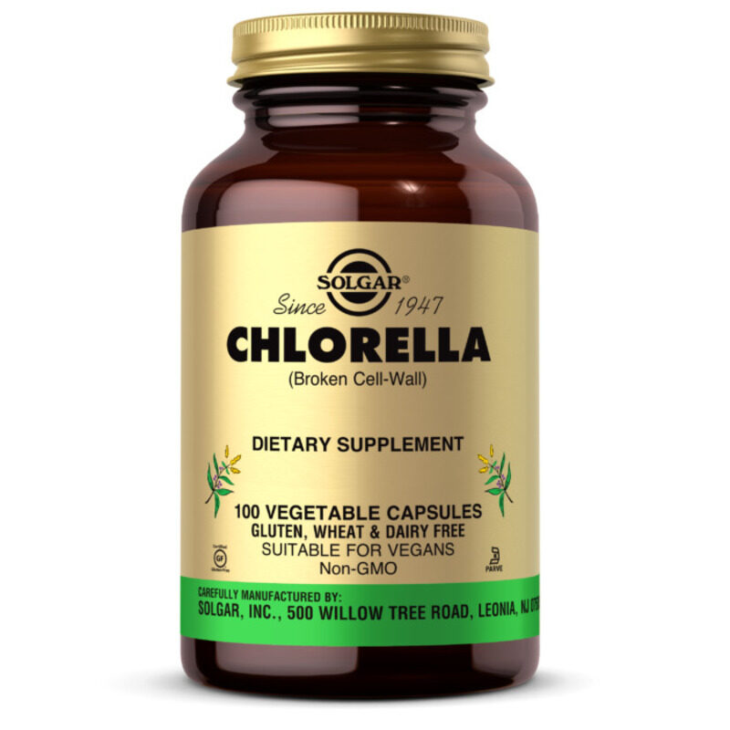 

Solgar Chlorella, 100 Vegetable Capsules