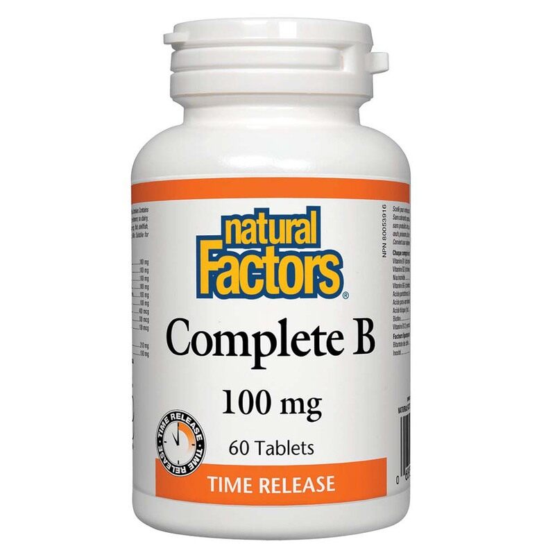 

Natural Factors COMPLETE B 100MG 60TAB