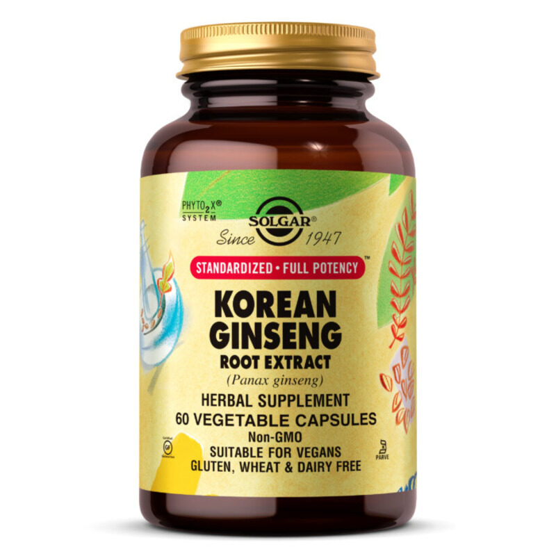

Solgar Sfp Korean Ginseng Root Extract, 60 Vegetable Capsules
