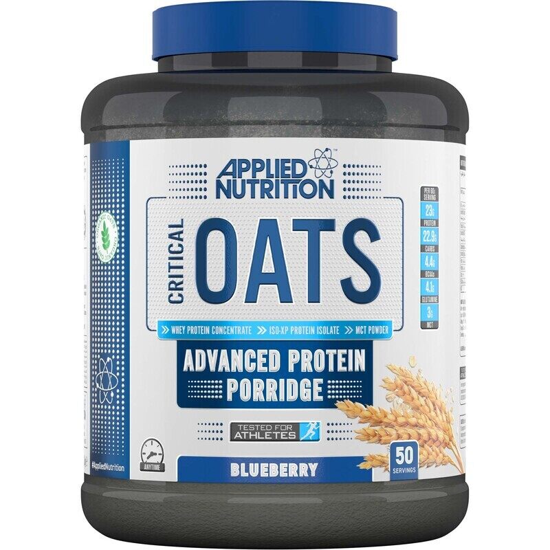 

Applied Nutrition Critical Oats Protein Porridge, 3Kg, Blueberry