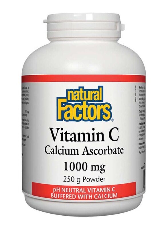 

Natural Factors Vitamin C Calcium Ascorbate Powder, 1000mg, 250g