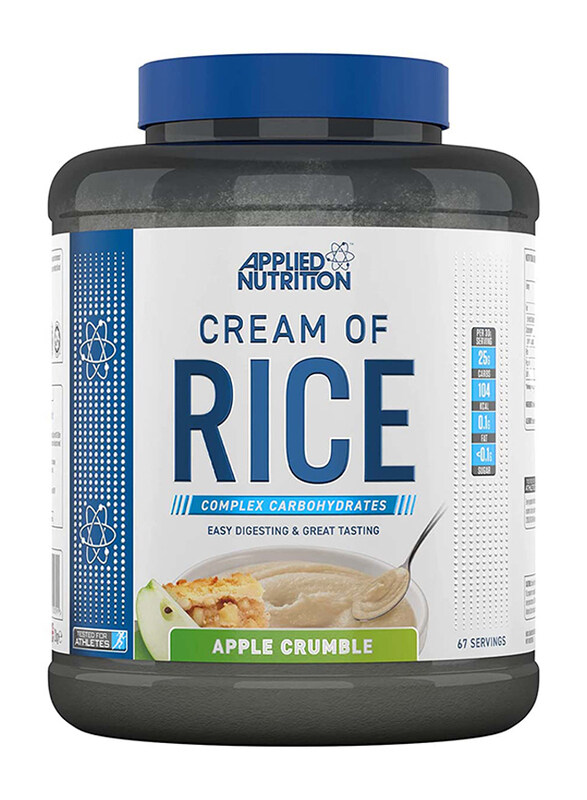 

Applied Nutrition Cream of Rice Protein Powder, 2Kg, Apple Crumble