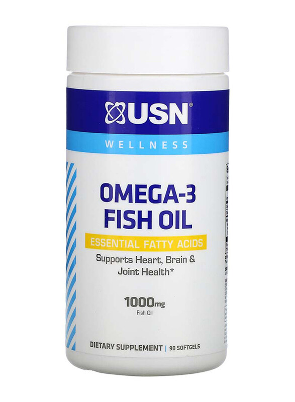 

USN Omega-3 Fish Oil Dietary Supplement, 1000mg, 90 Capsules