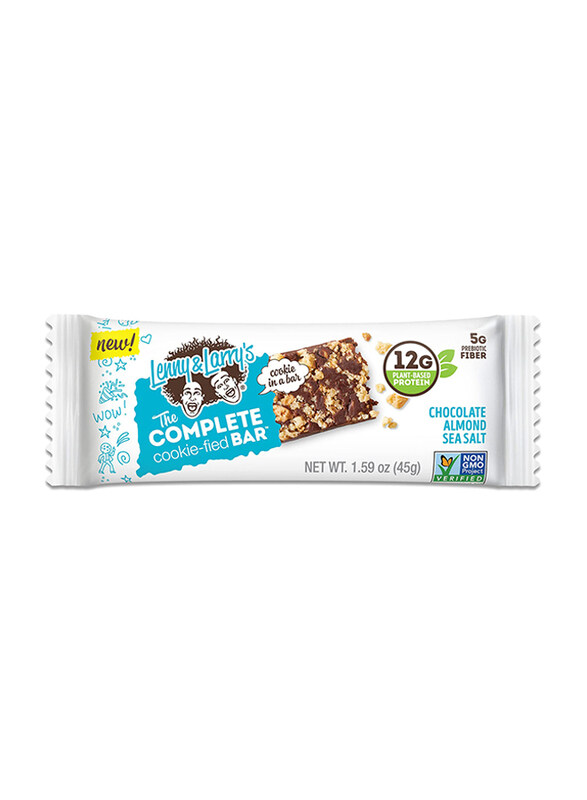 

Lenny & Larry’s Chocolate Almond Sea Salt The Complete Cookie-fied Bar, 1 Bar