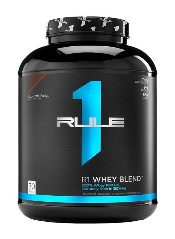 

Rule1 R1 Whey Blend, 5 Lbs, Chocolate Fudge