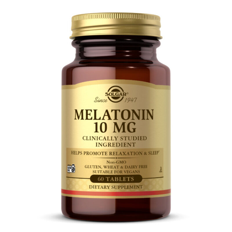 

Solgar Melatonin, 10 mg, 60 Tablets